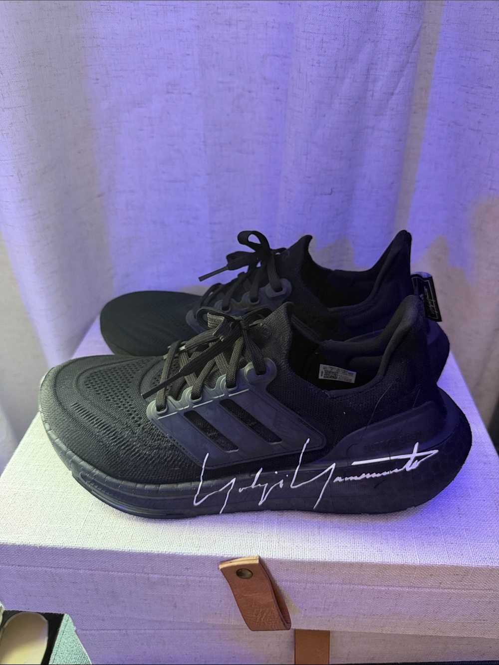 Black Men's Athletic Sneakers - Designer (Y-3) Collaboration Style